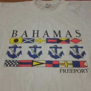 Bahamas 🏝️ ⚓ Vtg 🔥 Single Stitch Shirt XL Tropics 🌞 🌴 😎 Tropical Paradise